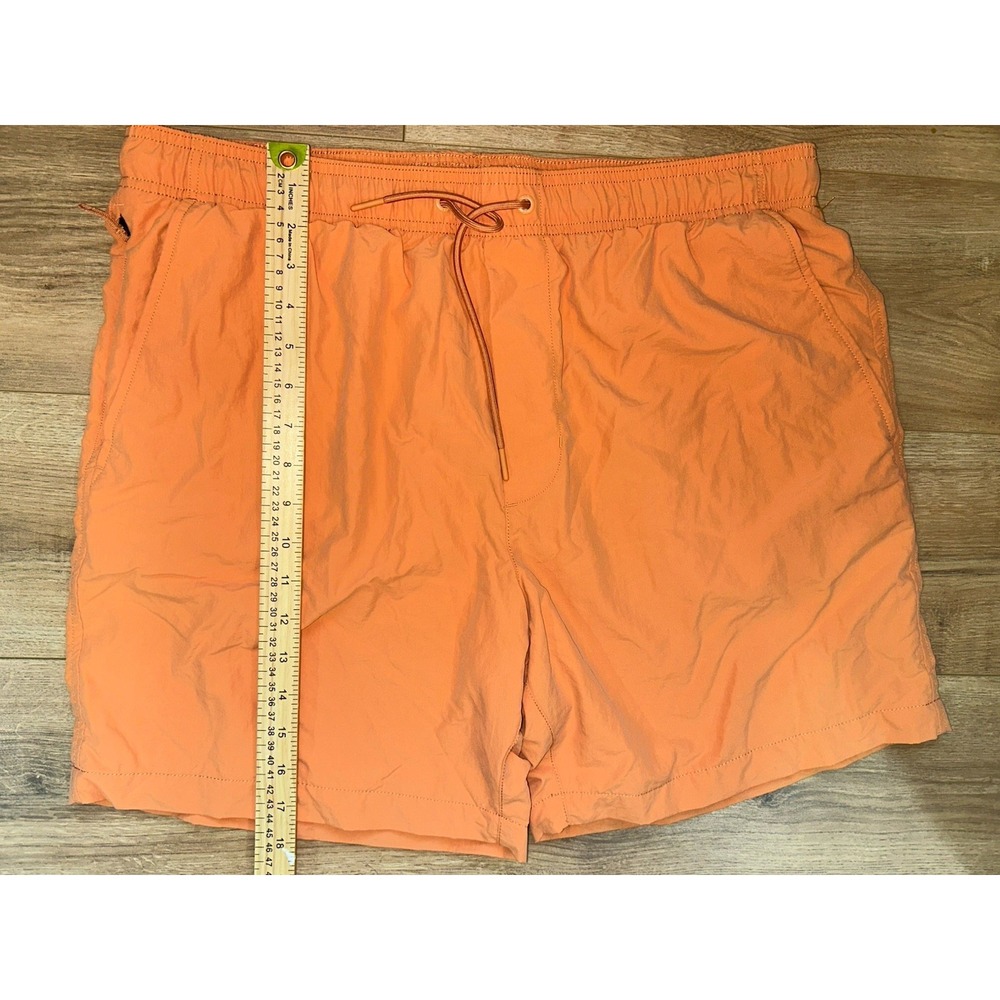 Mens AE 24/7 Trekker 5.5" Shorts Lot Of 2- Orange‎ And Dark Green Large - Picture 8 of 8